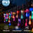  30 LED Water Fairy String Lights Solar Powered 8 Modes Outdoor Lights for 4th of July Decor-180412664