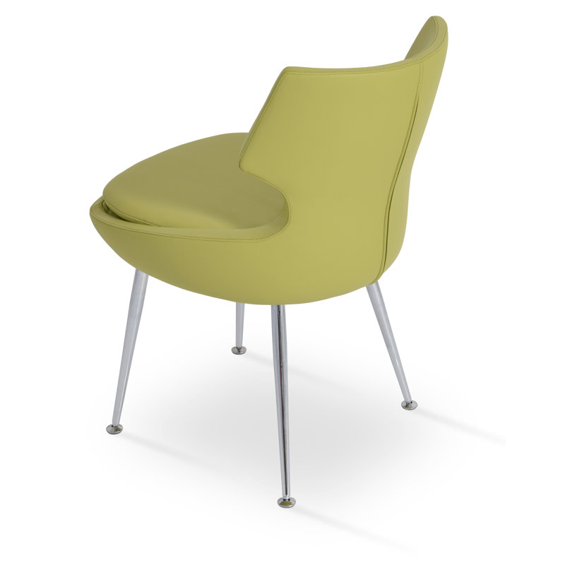 Chaise en métal Patara, Vert