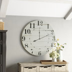Ayanna Solid Wood Wall Clock