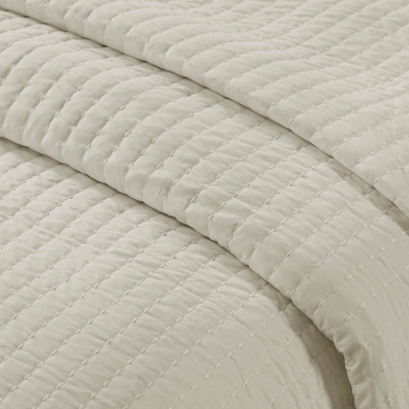 2 Piece Quilt Set Twin/Twin XL, Cream