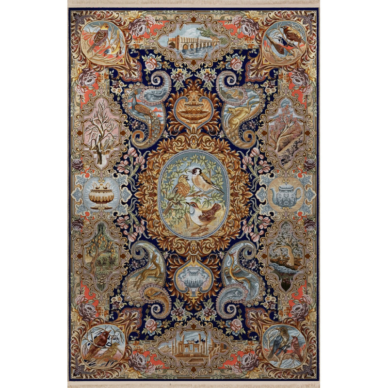 Tapis rectangulaire Yazlin, Rectangle 3 pi 4 po x 6 pi 7 po