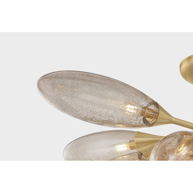 Cordoba Semi Flush in Vintage Brass