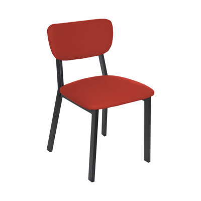 Hamilton Side Chair, Grade 3 Tandoori Vinyl Seat & Back - Steel Frame 