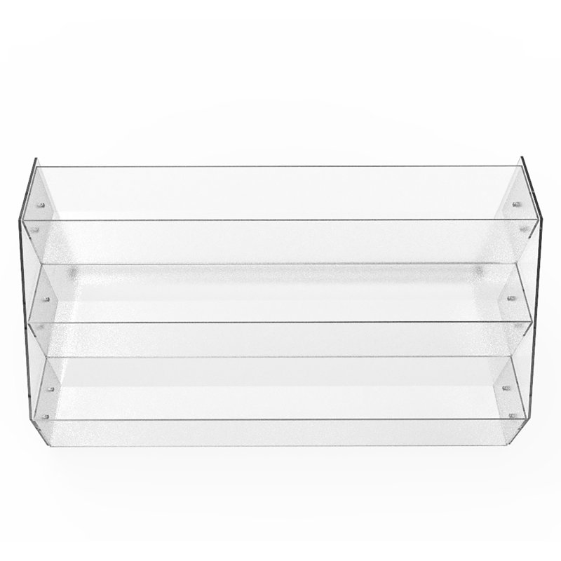 Porte-dépliant en acrylique 3 niveaux Fixturedisplays®
