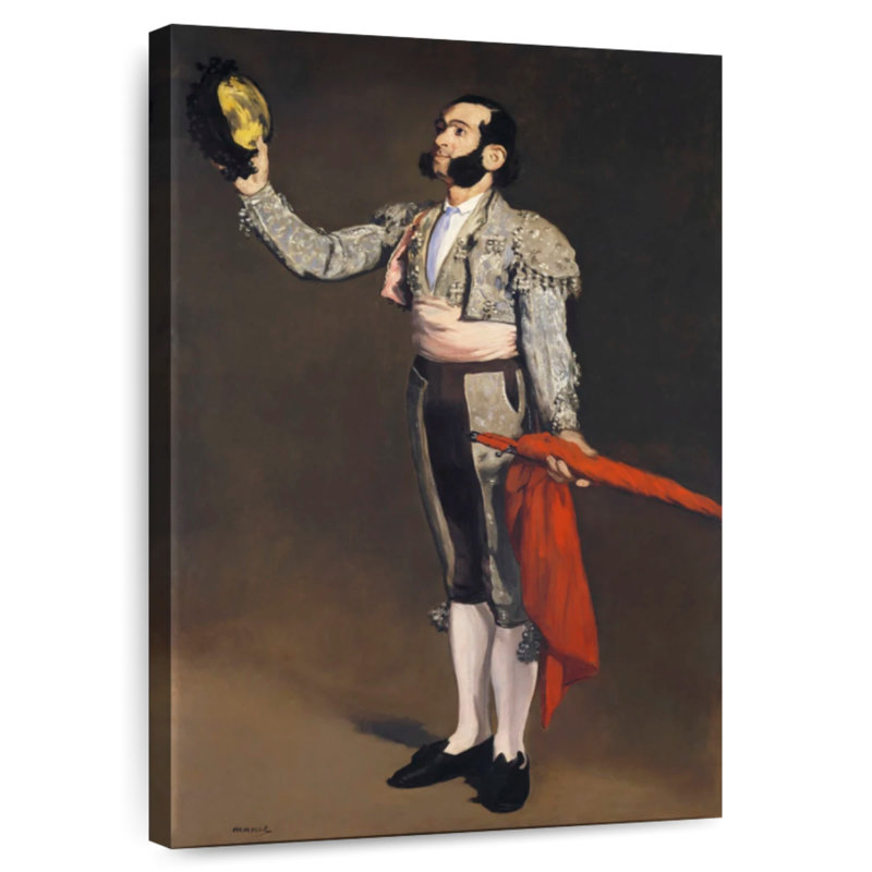 Leisha le Matador saluant 1866-1867, H 30 po x l 20 po