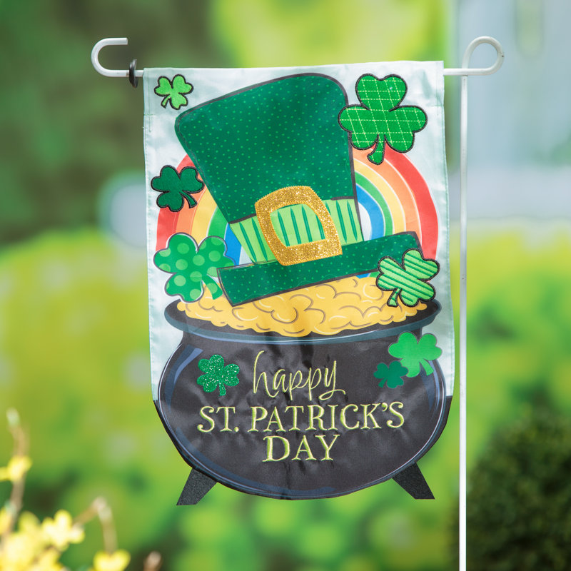 Drapeau de jardin End of the Rainbow Applique