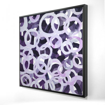 «Abstract Purple Circles»