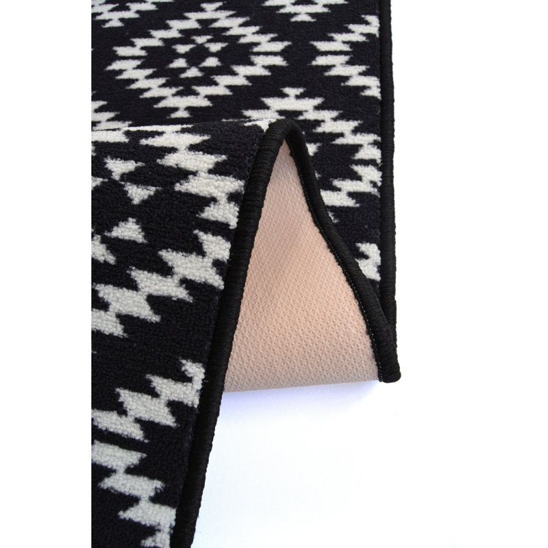 Runner Geometric Area Rug, Runner 57 x 230 cm