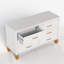 Commode double en bois massif 47,24 po Jada-770450936