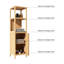 Armoire à linge autoportante en bambou Lizania-1572782654
