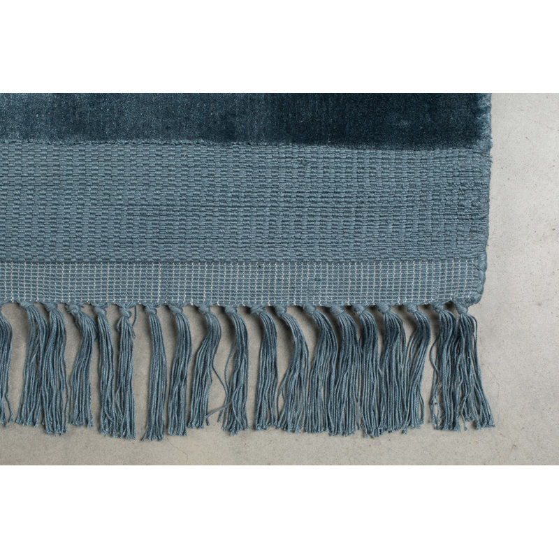 Blink Flatweave Area Rug in Blue, Rectangle 5'7" x 7'10"