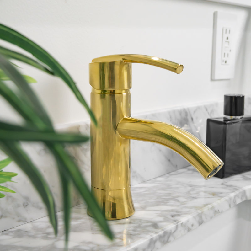 Waverly Single-handle Bathroom Faucet, Brushed Gold