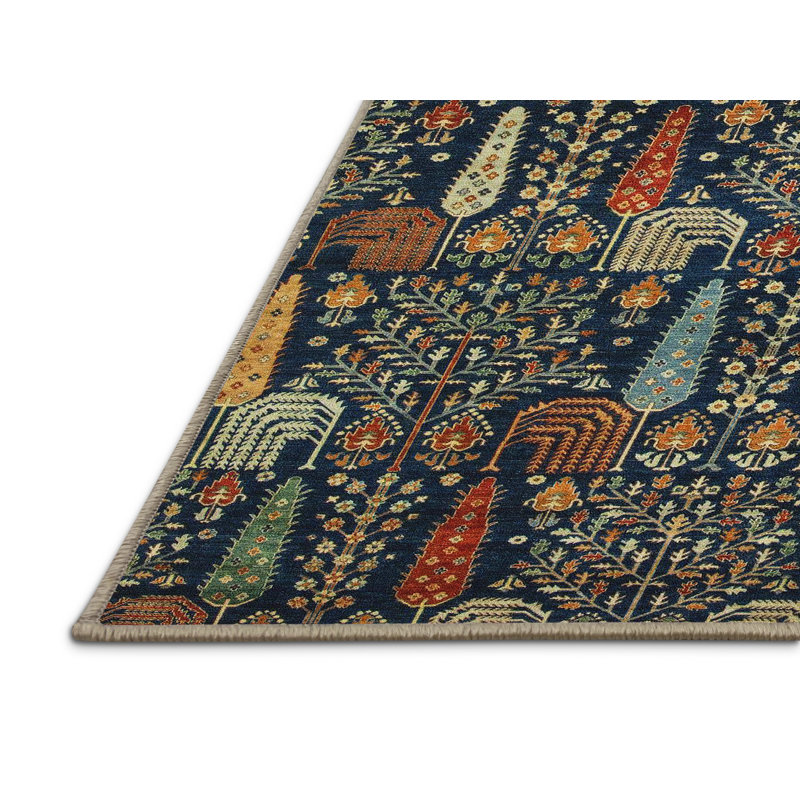 Abstract Indoor Rug, Rectangle 2' x 4'