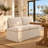 Solid Wood Performance Upholstered Dining Bench-1077517221