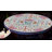 Seashell Mosaic Patio Table And Plant Stand, Outdoor Side Table For Patio With 14" Ceramic Tile Top