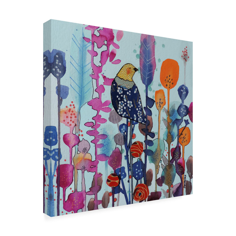 Art sur toile Sylvie Demers, H 18 po x l 18 po x P 2 po