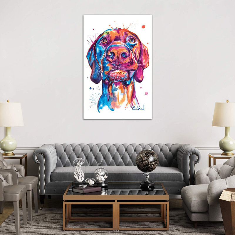 Vizsla by Weekday Best - Wrapped Canvas Print, 152.5 cm H x 101.5 cm W