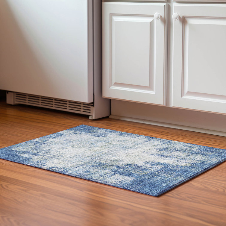 Premium Machine Washable Prisco Denim Rug