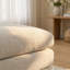Canapé Varlune 89" Chenille Cloud, canapé trois places surdimensionné avec coussins double couche, assises profondes, accoudoirs arrondis, coussin lombaire et soutien à ressorts ensachés-393857459