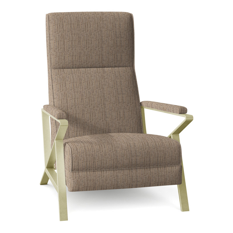 Infinity Recliner, Brushed Brass, Perigold Poros Rattan