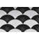 Shape 20" x 20" Ceramic Grid Mosaic Tile