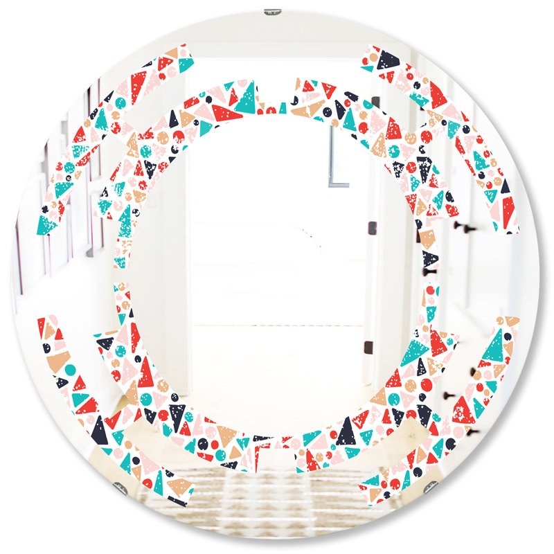 Miroir mural moderne Space Abstract Design II, H 31,5 po x l po