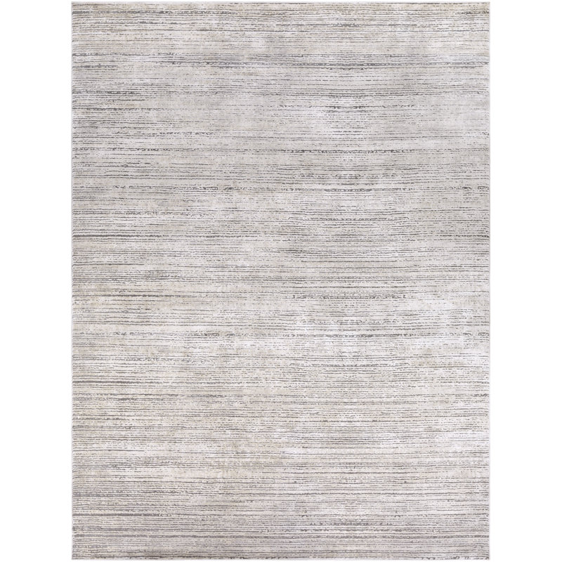Bridgeton Gray Sleek Area Rug, Rectangle 2' x 2'11"