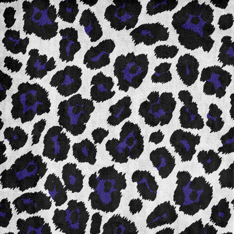 Lucida Bath Towel, Polyester/Cotton Blend, White/Purple/Black