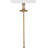 Lampe de table clou de girofle avec abat-jour en lin naturel