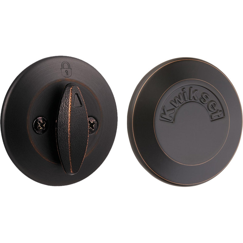 Single Cylinder Keyless Deadbolt, Bronze