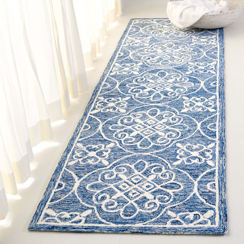 Lauren Ralph Lauren Hand Tufted Wool & Cotton Damask Rug, Runner 2'3" x 8'