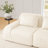 146 Inch Modern U-Shaped Modular Sectional Sofa, Flannelette Fabric, Oversized 4-Seater, Deep Seat, Movable Ottoman, Buckle Connection, Anti-Slip Design, No Assembly Required-2118422887-2118422884
