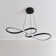 Decklen Matte Black Loop Drop Bar LED Ceiling Pendant Light