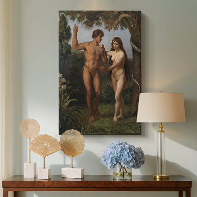 Eve Tempts Adam -Gallery Wrapped Canvas by Wilhelm Marstrand