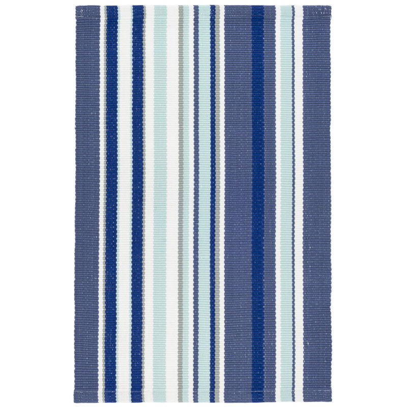 Skyler Stripe Handwoven Indoor/Outdoor Rug, Rectangle 2' x 3'
