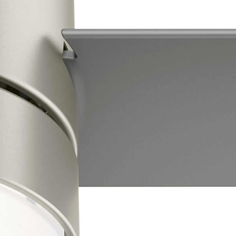 132cm Ceiling Fan with Light Kit, Mattee Silver, Matte Silver