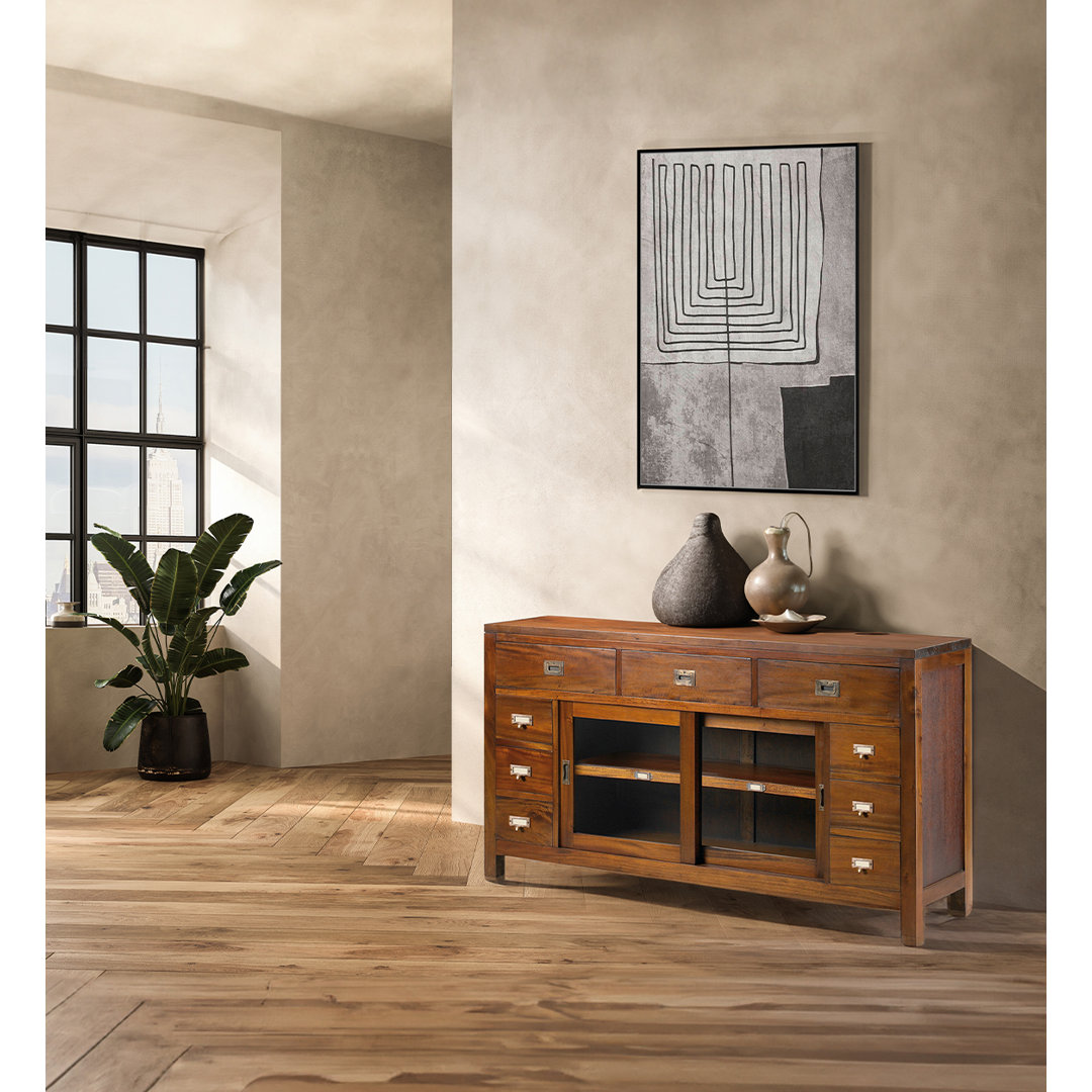 Sideboard Flamingo aus Massivholz 150 cm