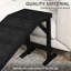 Rampe de mouvement noire pour animal de compagnie, antidérapante, de 74 po x 16 po x 25 po, fabriquée en pin noir. Avec tapis antidérapant. En pin massif. Supporte le mouvement. Soulage le fardeau commun. Assemblage requis