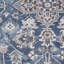 Polyester floral lavable à la machine / coton ivoire / bleu marine-101377908