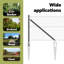 Hexagon Fence Grey Steel-2029983161