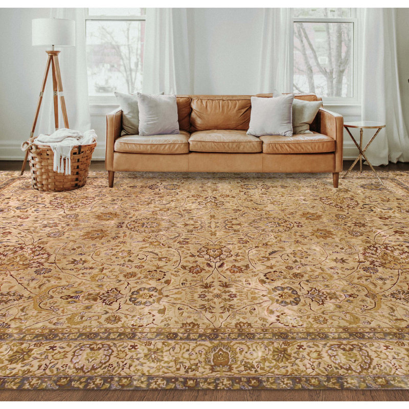 Wool Oriental Area Rug, Rectangle 9' x 12'