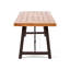Table de salle à manger d'extérieur en bois d'acacia