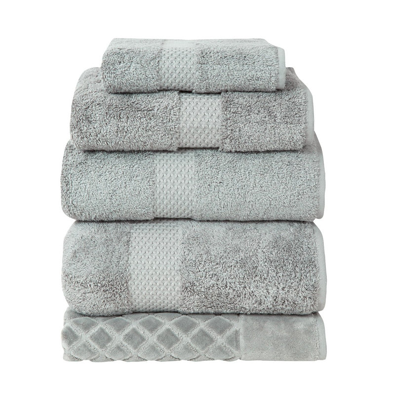 Etoile Washcloth Set, Platine