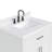 Tidworth 30'' Solid Wood Single Bathroom Vanity with 1.5'' Carrara Quartz Top-1758285585-1783562412