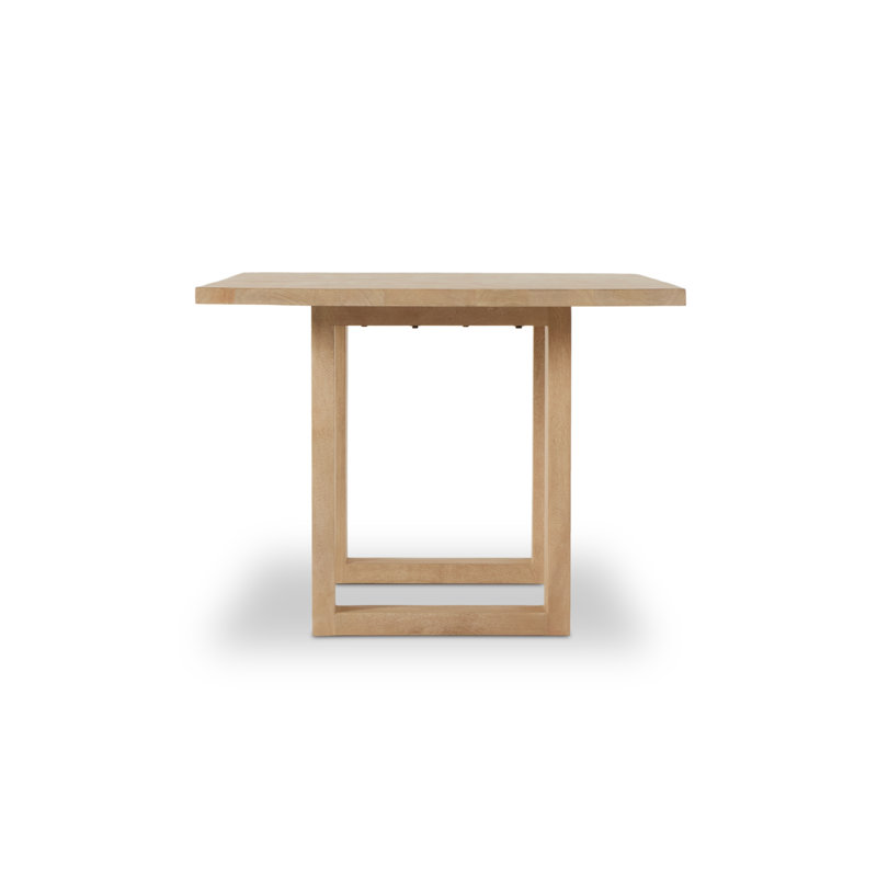 Carmel Solid Wood Dining Table, Natural Mango