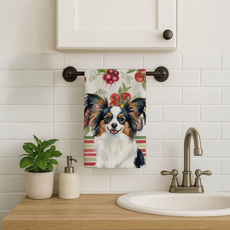 Tricoilor Papillon Vegetables Kitchen Towel, Tricoilor Papillon