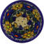 Polish Pottery 5 Inch Stoneware Bowl - Pansy Circle