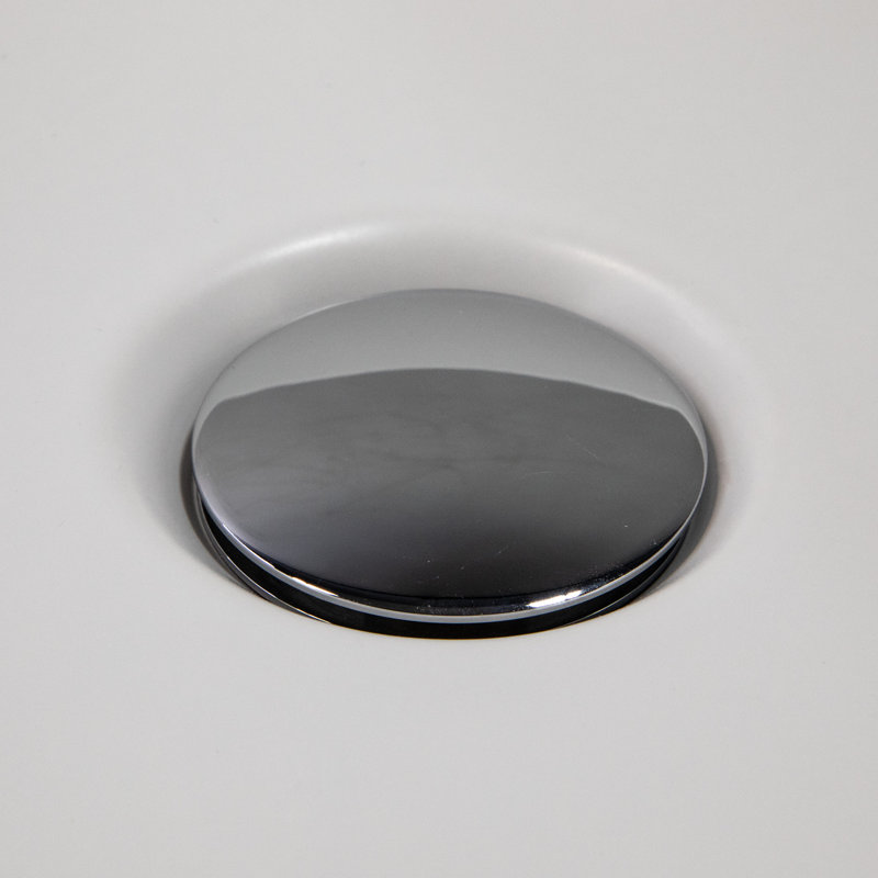 Regatta Poured Square Vessel Bathroom Sink, Matte White