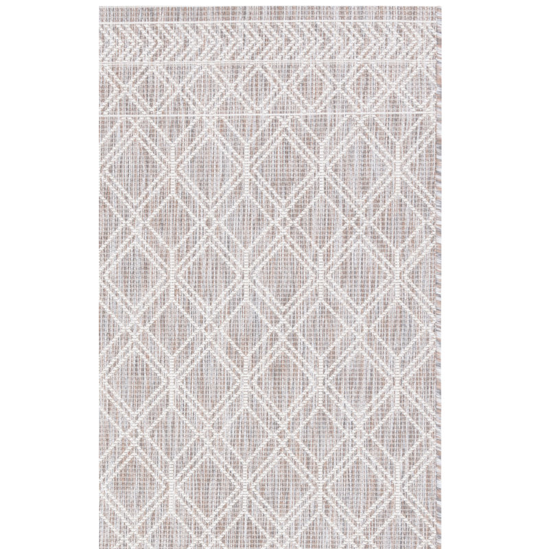 Courtyard Performance Geometric Indoor/Outdoor Area Rug, Rectangle 4' x 5'7"
