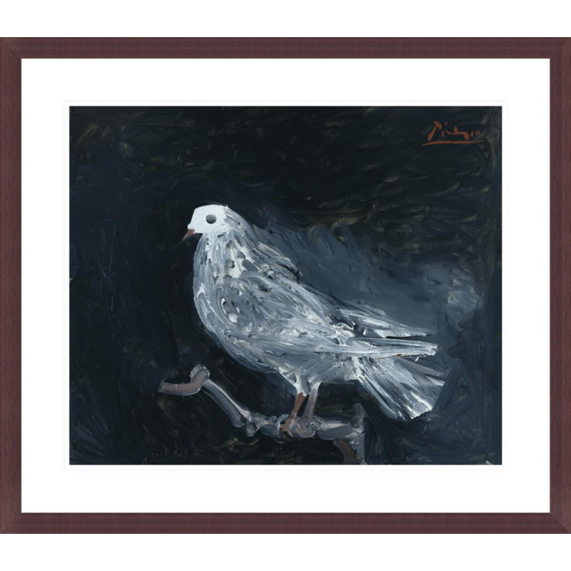 «Pigeon on a Perch» par Pablo Picasso, impression giclée sur cadre, H 23,5 po x l 26,99 po